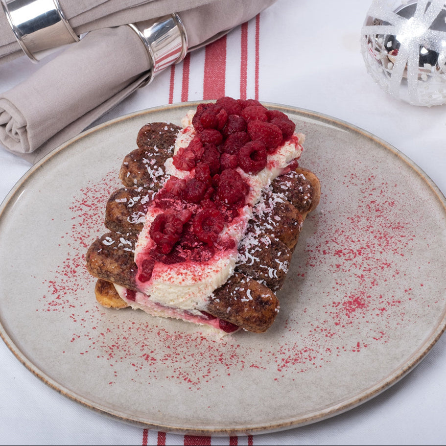 Raspberry and White Chocolate Tiramisu