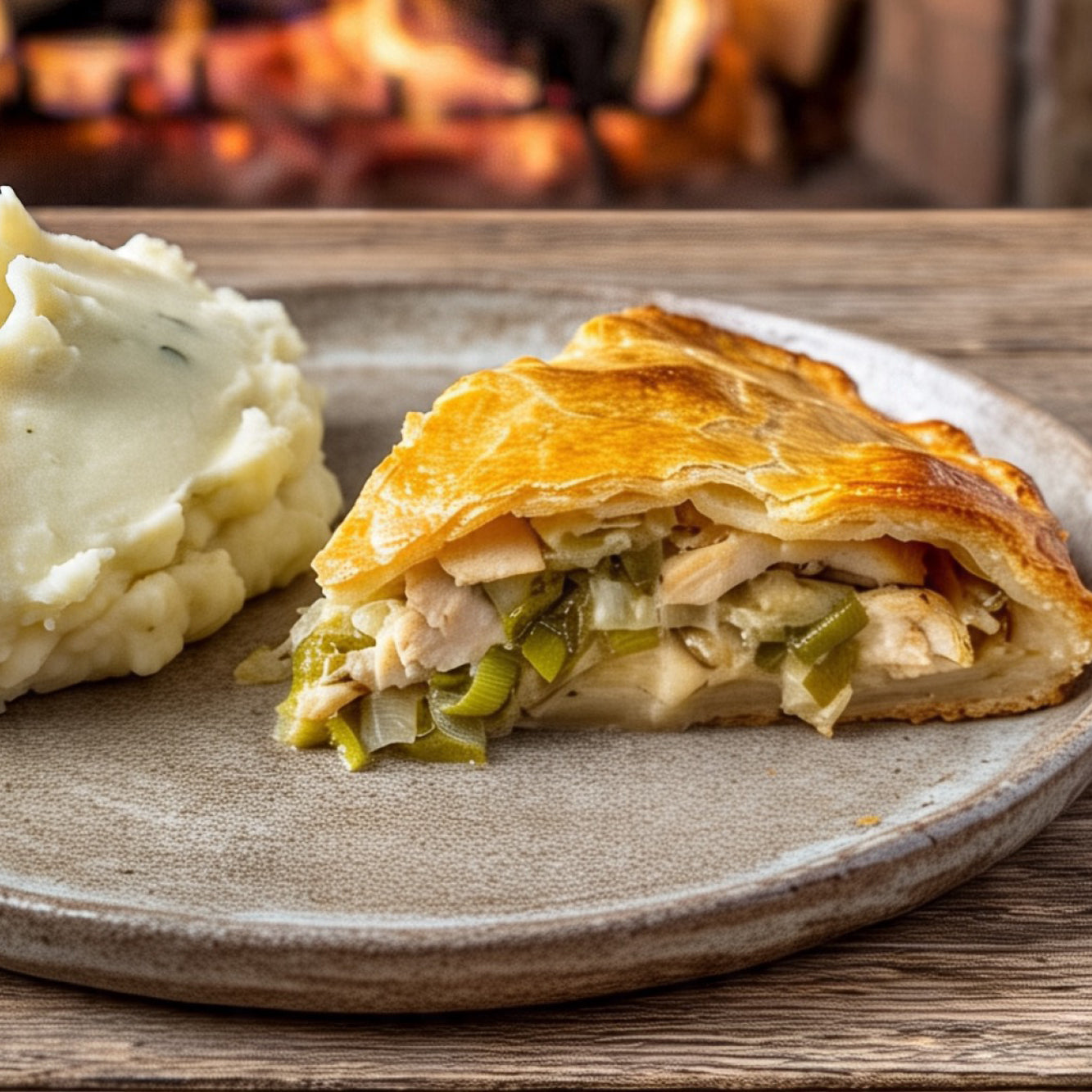 Chicken and Leek Pie