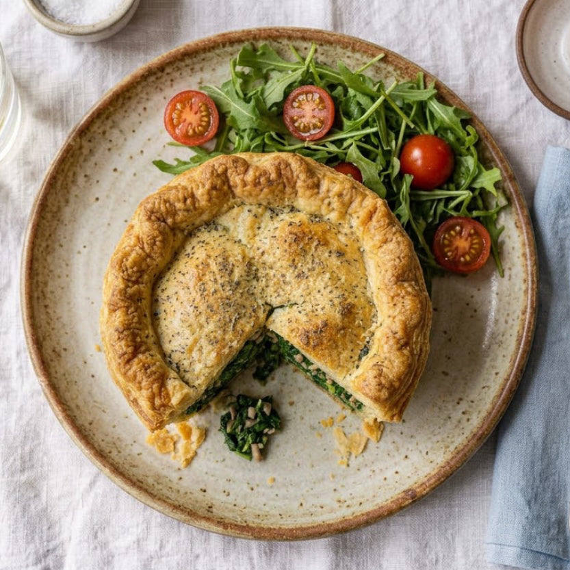 Green Goddess Vegetarian Pie