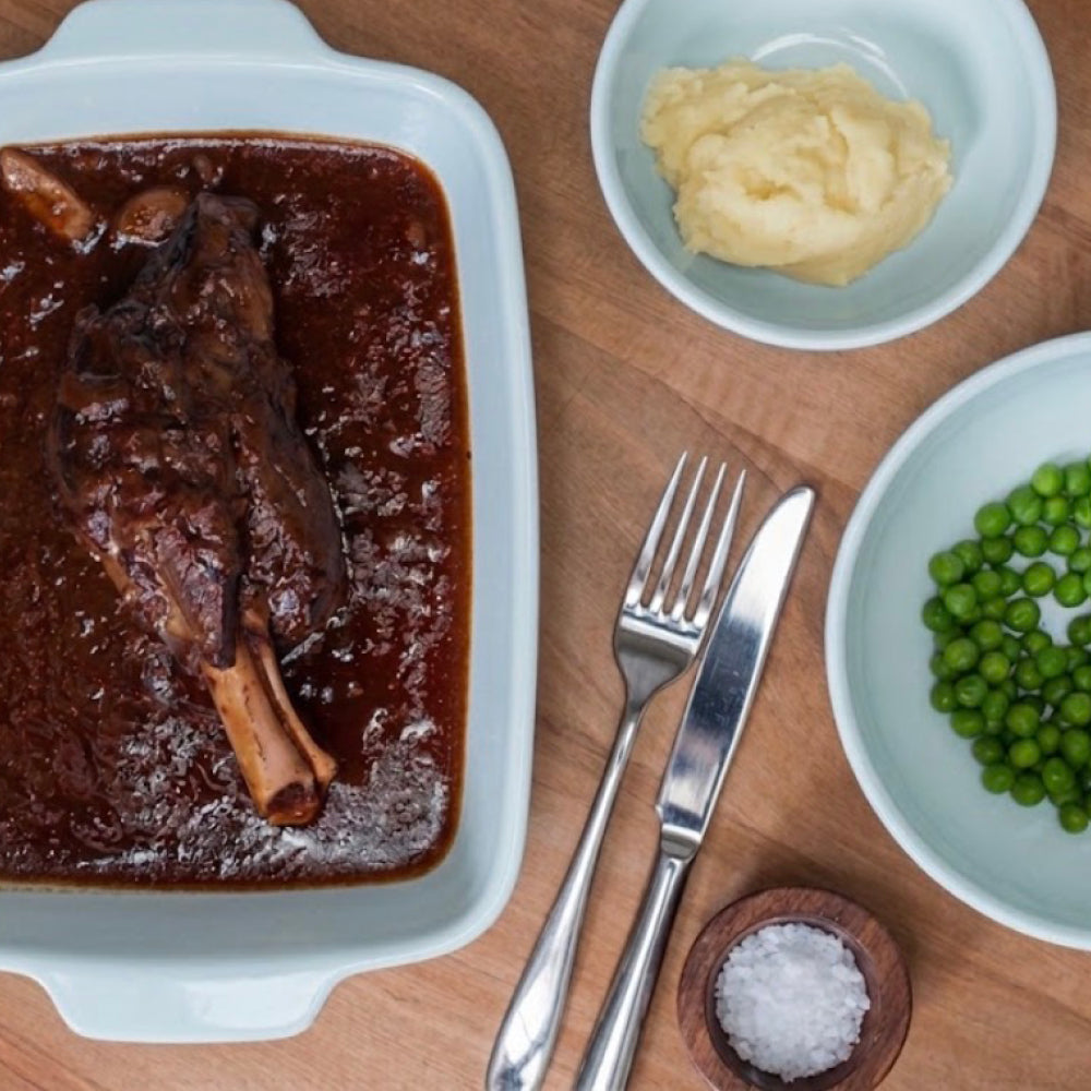 Lamb Shank, mash, peas and onion gravy RTE Micro Meal