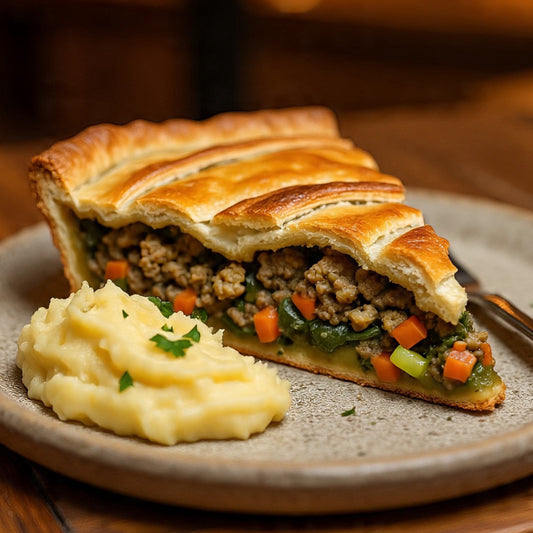 Mince and Smoked Cheddar Pie