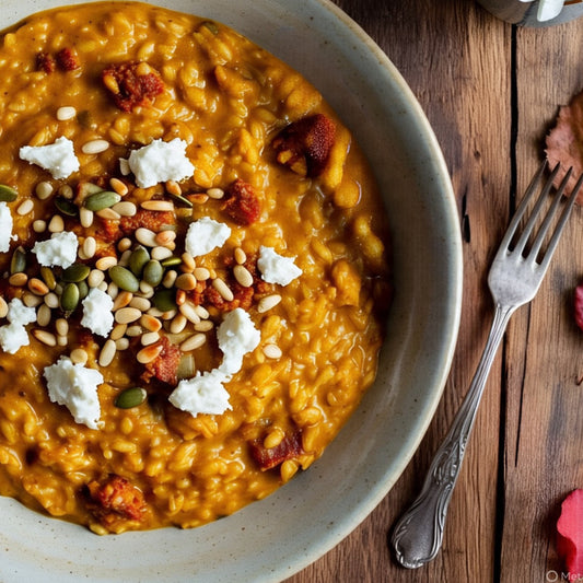 Chorizo and Roast Pumpkin Risotto