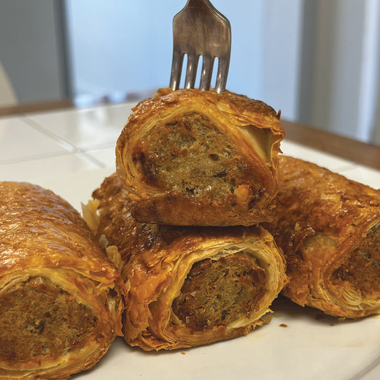 2 Giant Pork Sausage Rolls 2pk Super Deal