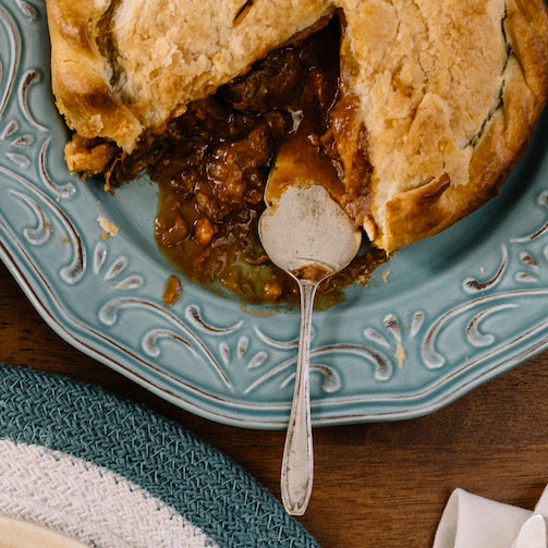 Beef Brisket and Bacon Pie
