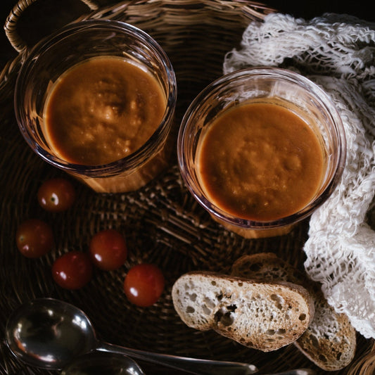 Lightly Spiced Tomato, Coconut and Coriander soup